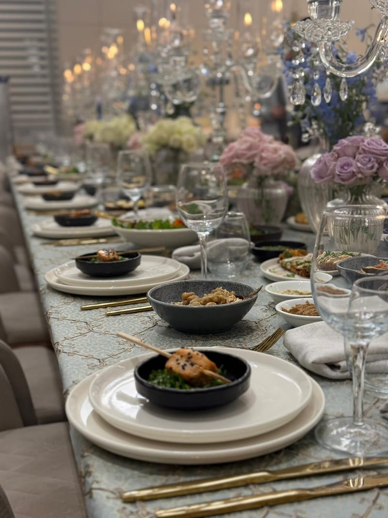 תפריט חתונה