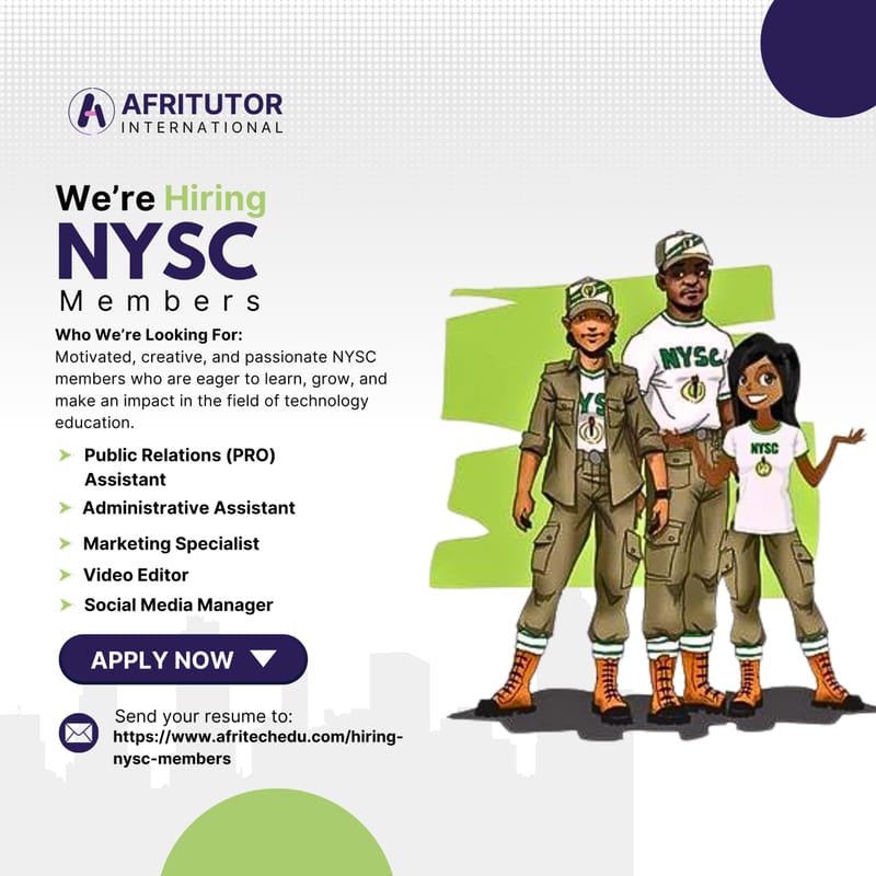 Hiring Nysc Members