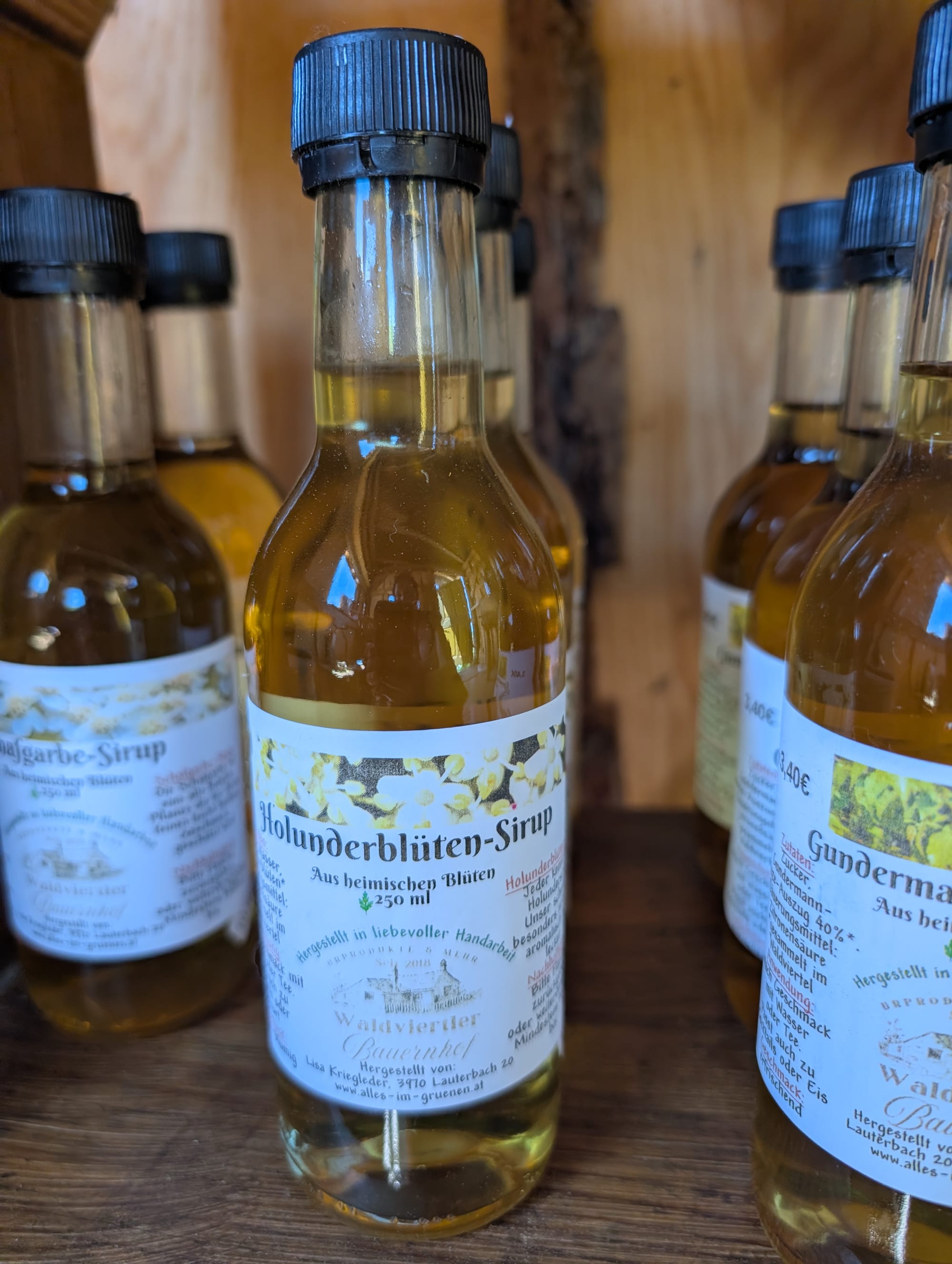 Holunderblütensirup