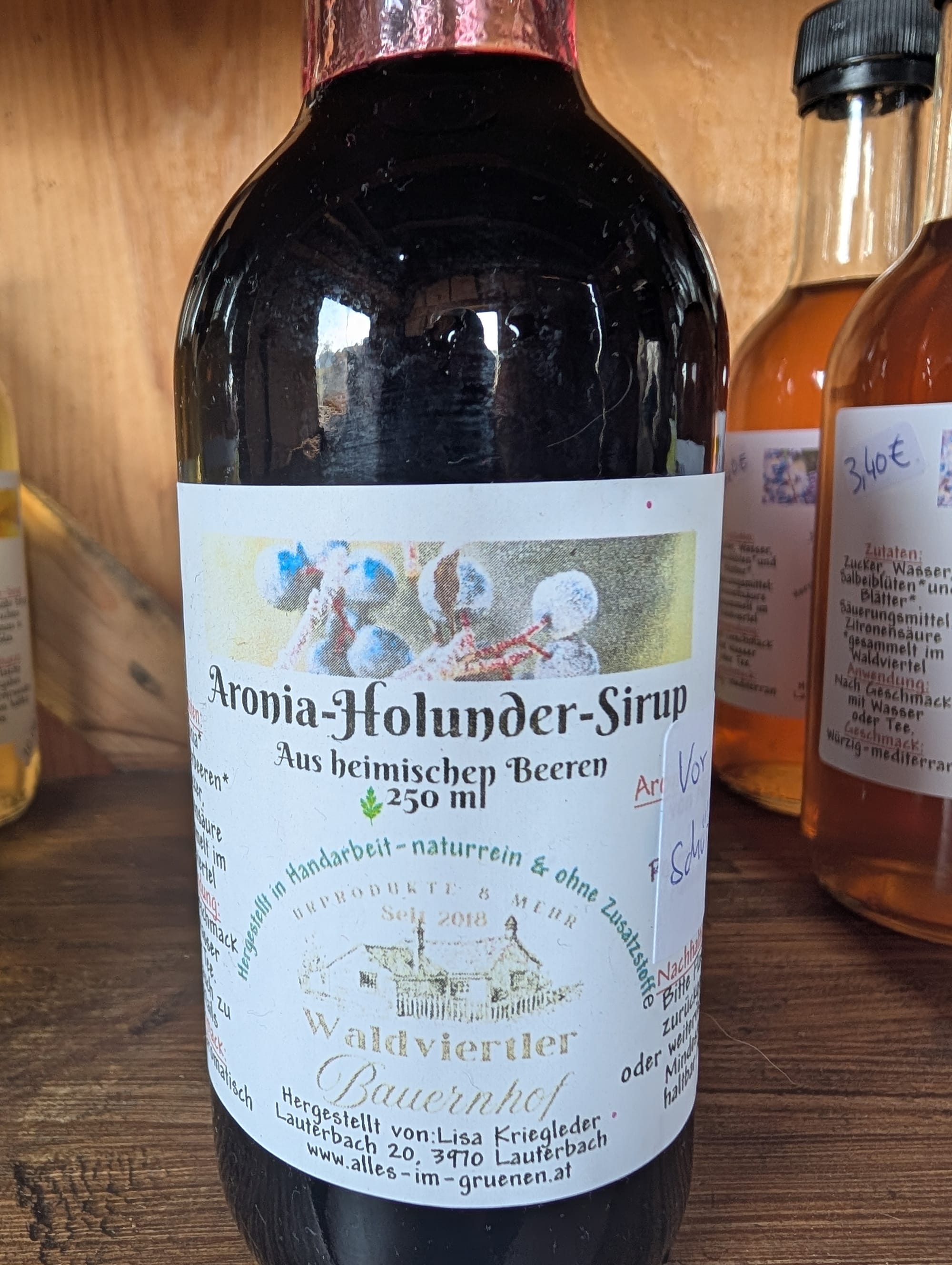 Aronia-Holunder-Sirup