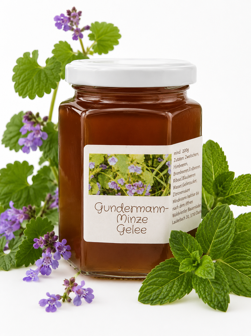 Gundermann-Minze-Gelee
