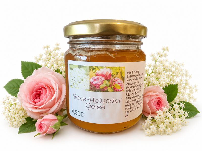 Rose-Holunder-Gelee
