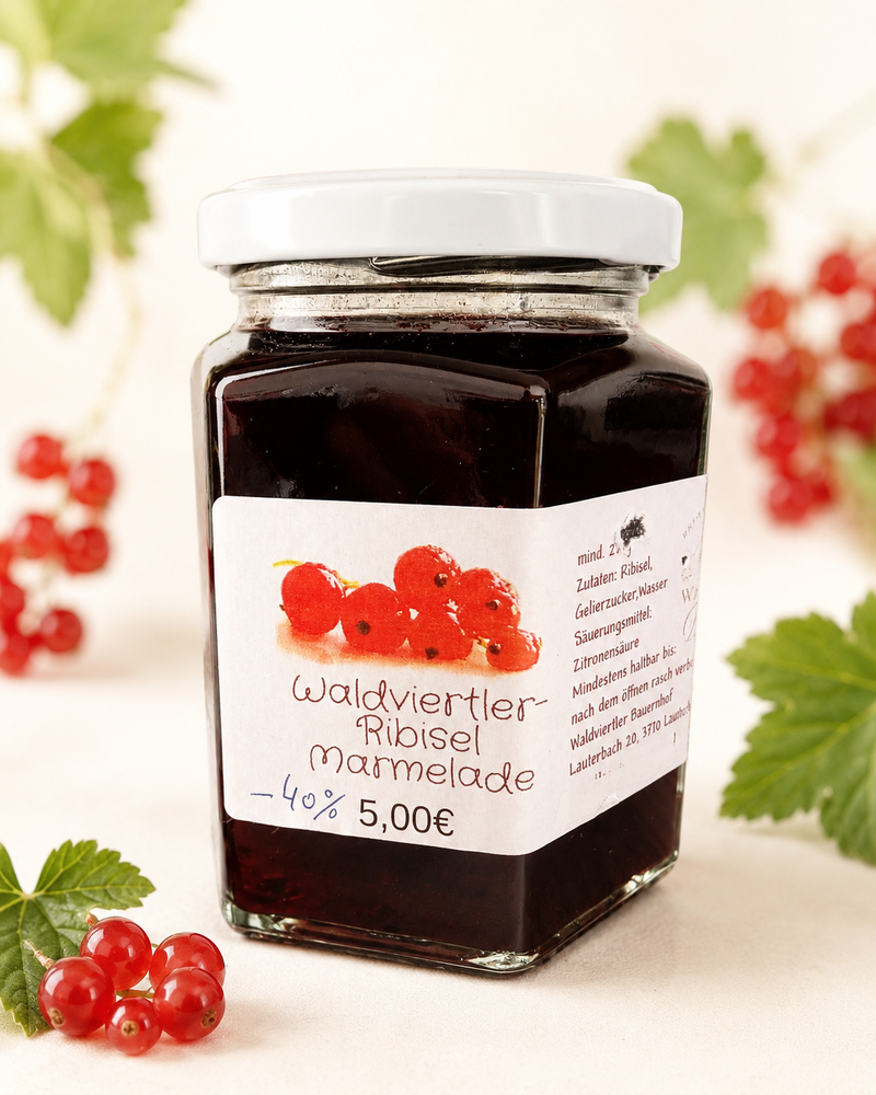 Rote Ribisel Marmelade