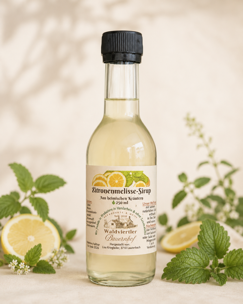 Zitronenmelisse-Sirup