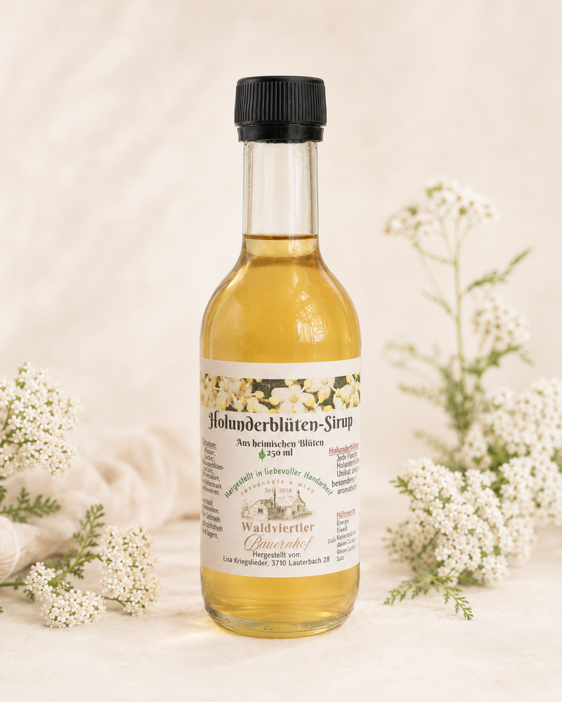 Holunderblütensirup