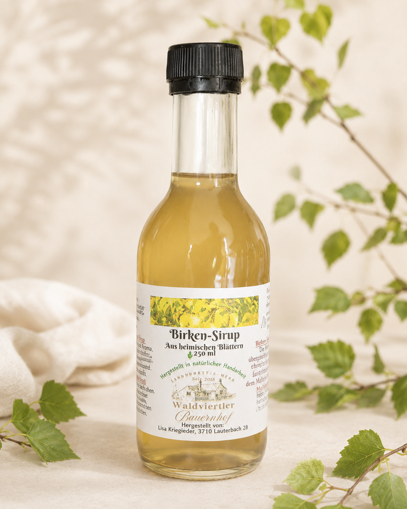 Birkenblätter-Sirup