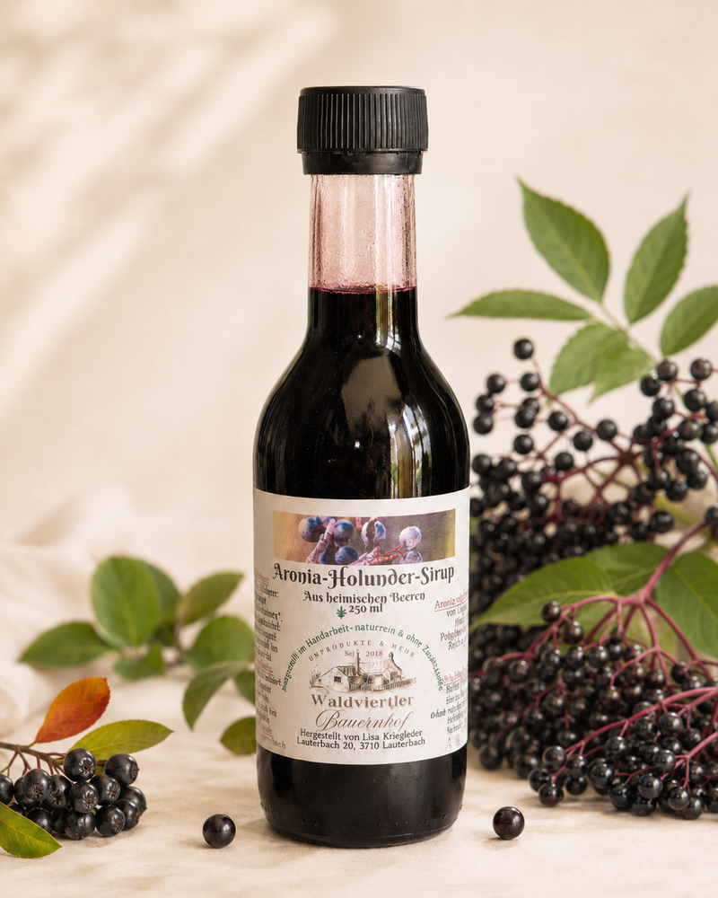 Aronia-Holunder-Sirup