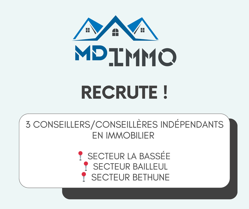 Rejoignez MD Immo Invest en tant qu’Agent Commercial, statut d’indépendant vous permettant liberté et autonomie !