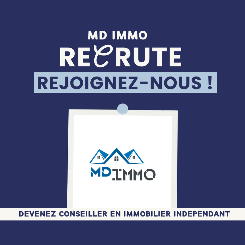 Rejoignez MD Immo Invest en tant qu’Agent Commercial, statut d’indépendant vous permettant liberté et autonomie !