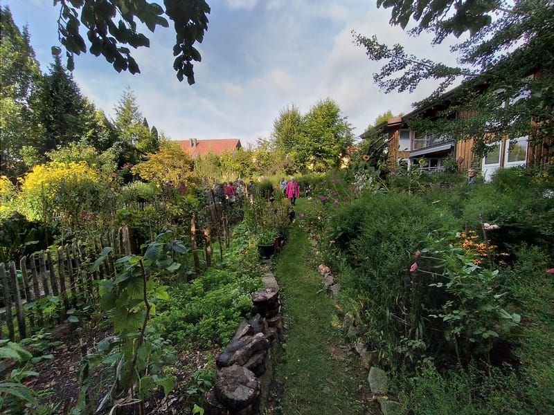 Gartenbesichtigung