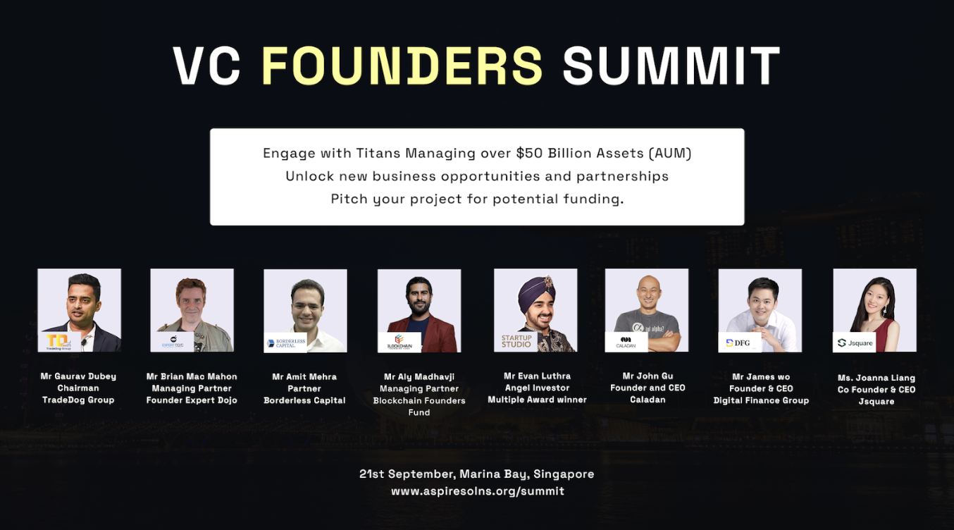 VC Founders Summit to Ignite Innovation and Investment in Singapore.