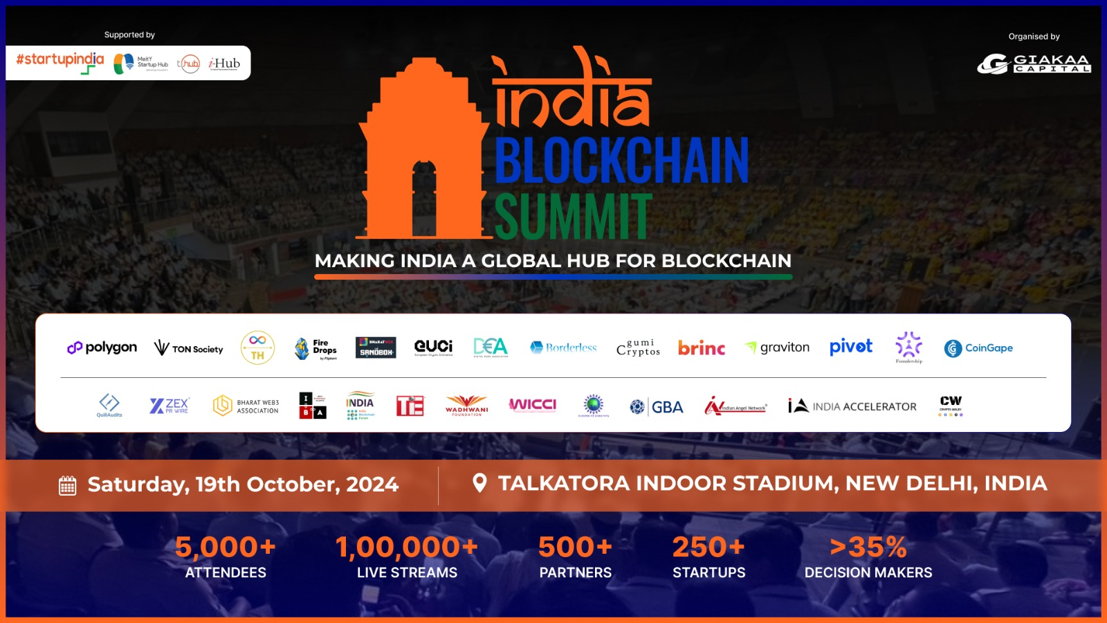 India Blockchain Summit 2024 –Making India A Global Hub for Blockchain