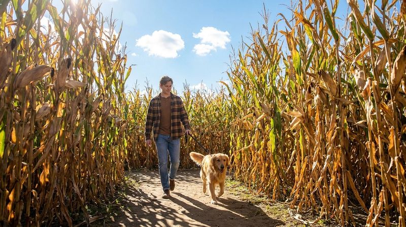 Dog Days at the Corn Maze