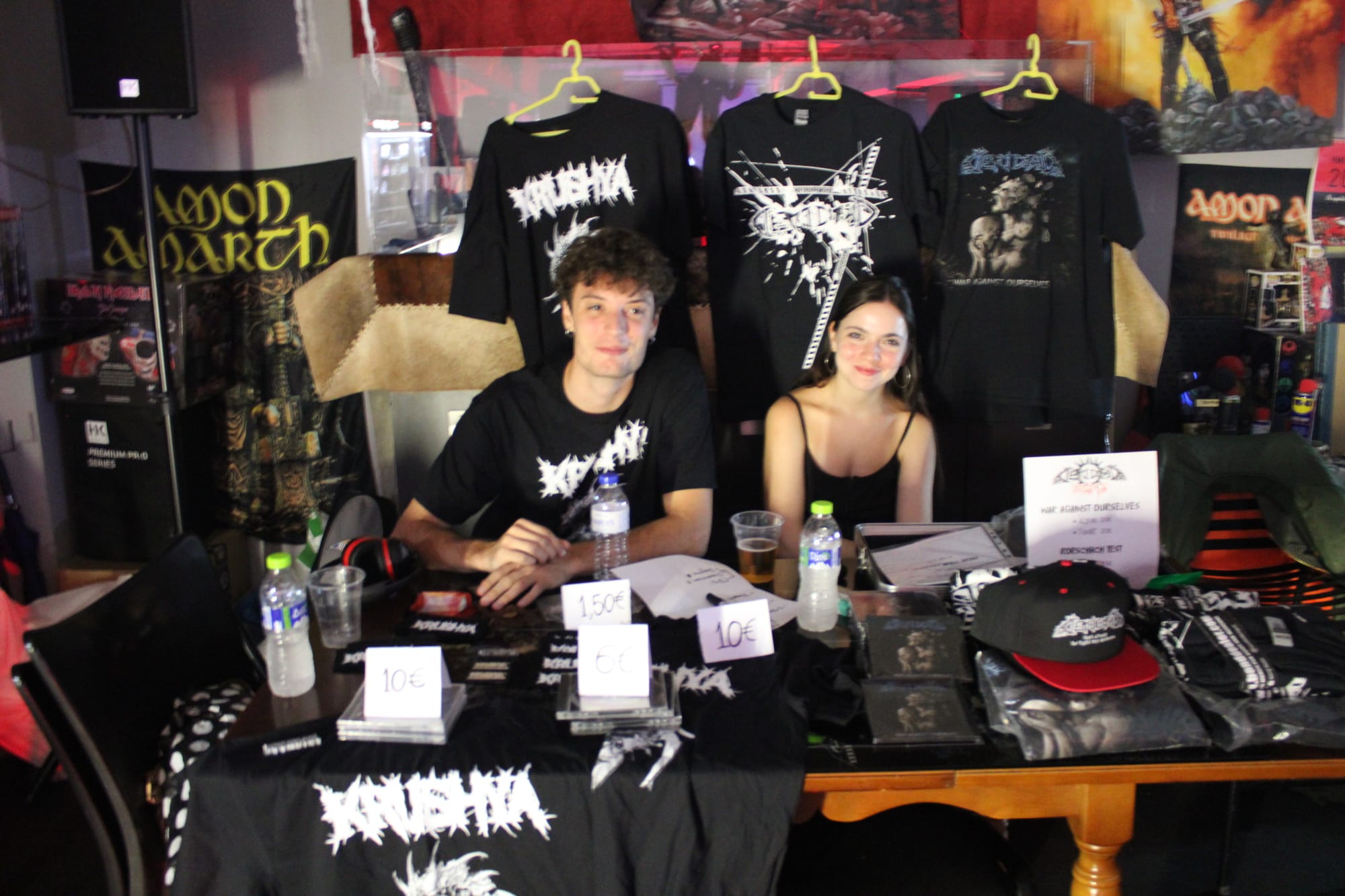 Our teammates in merch.