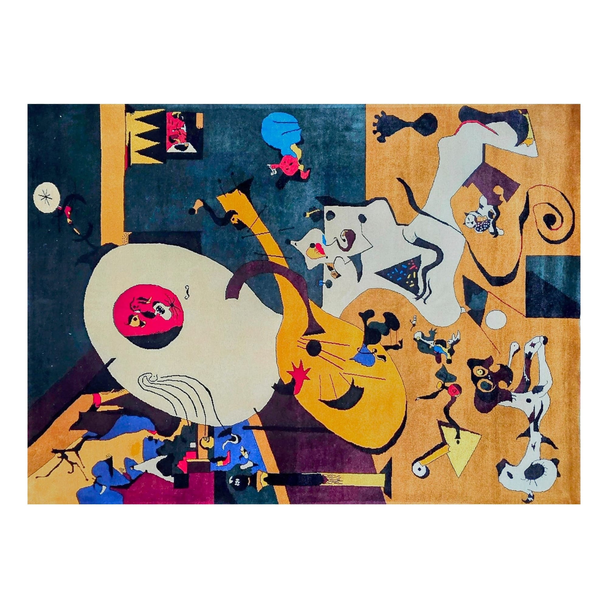 tapis Joan Miro Interieurs Hollandais 1928 vue face complète