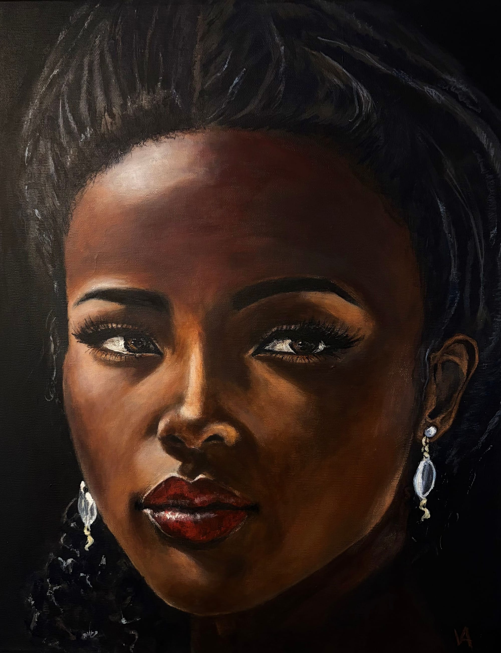 My first lipstick 40x50