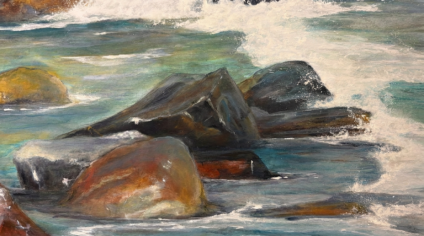 Shallow water 90x100 SOLD