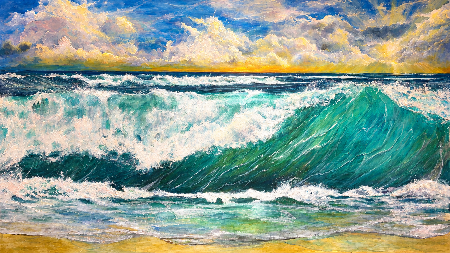 Westcoast of Denmark 1x2 m SOLD