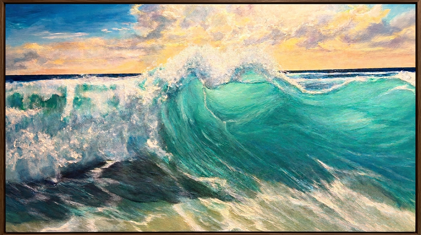 Sunrise 90x140 SOLD