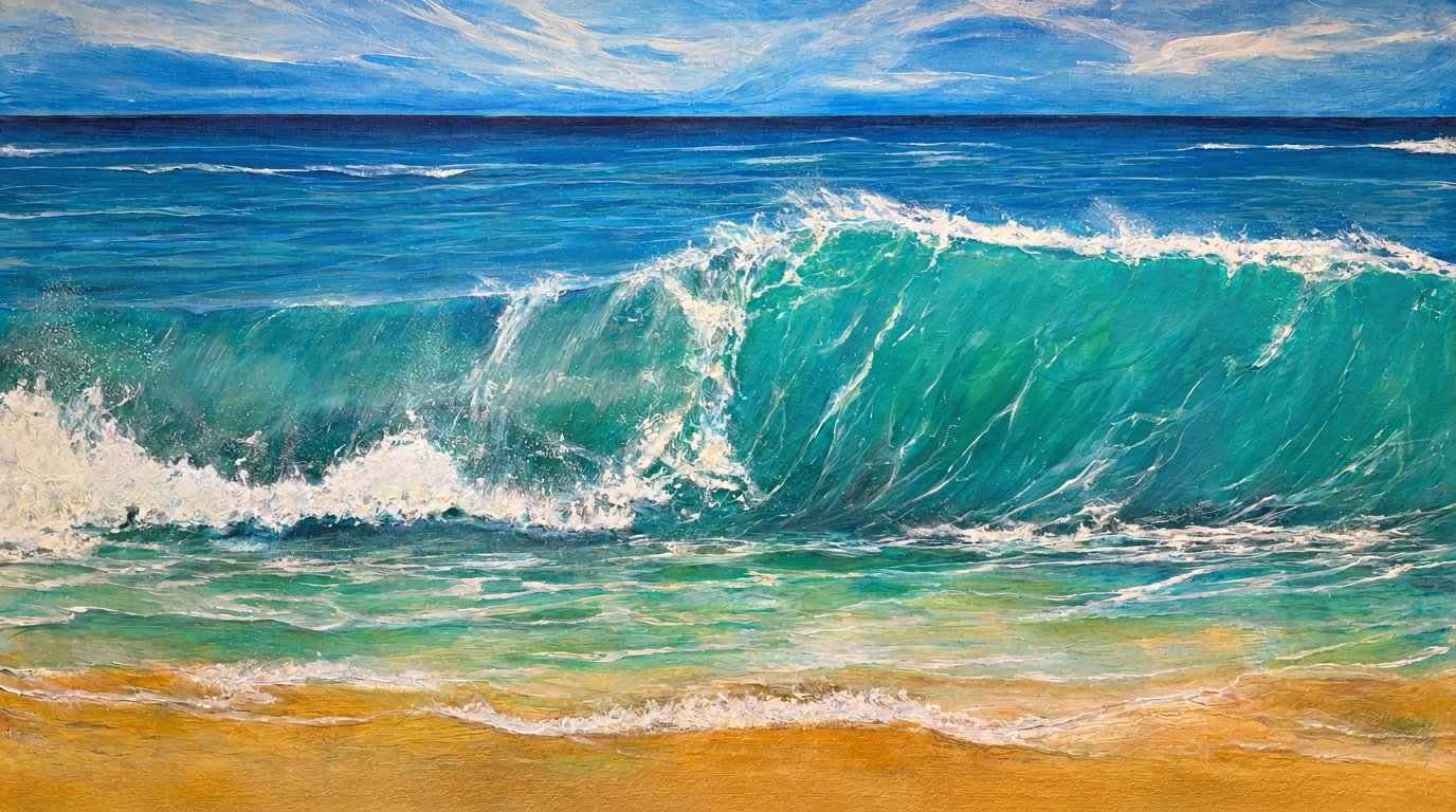 Another day by the sea SOLD