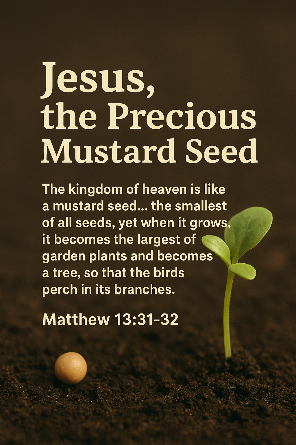 The Parable of the Mustard Seed; Matthew 13:31-32