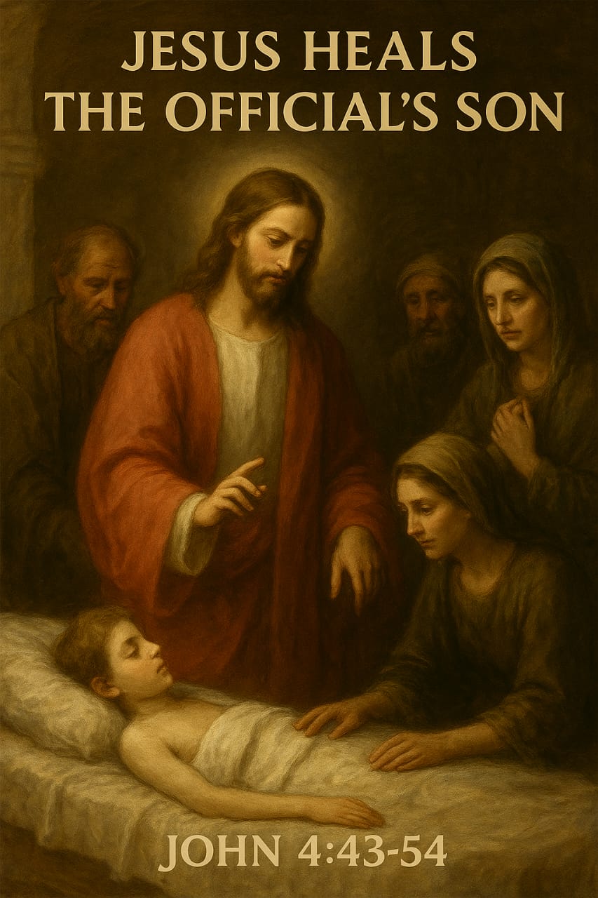 Jesus Heals the Official Son, John 4:43-54 - Copy