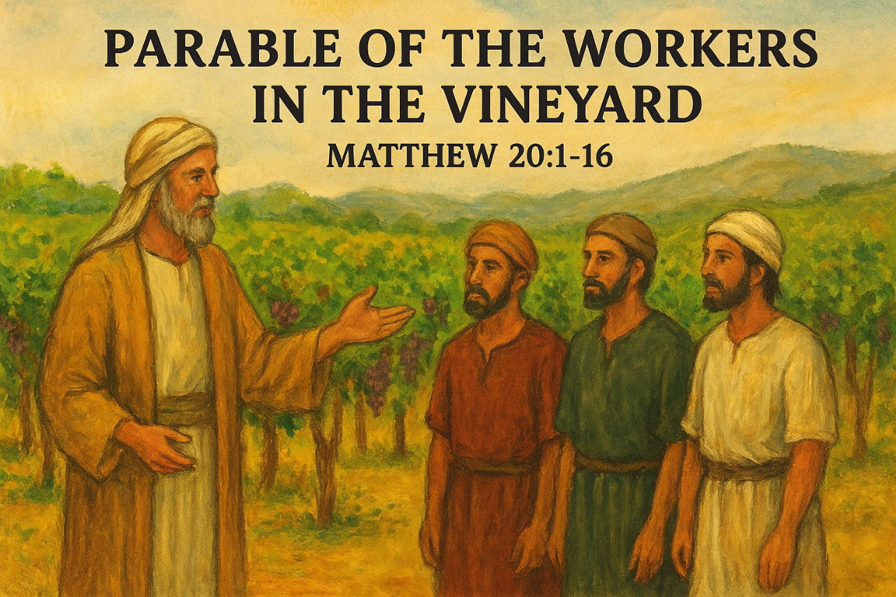 The Parable of the Workers in the vineyard; Matthew 20:1-16