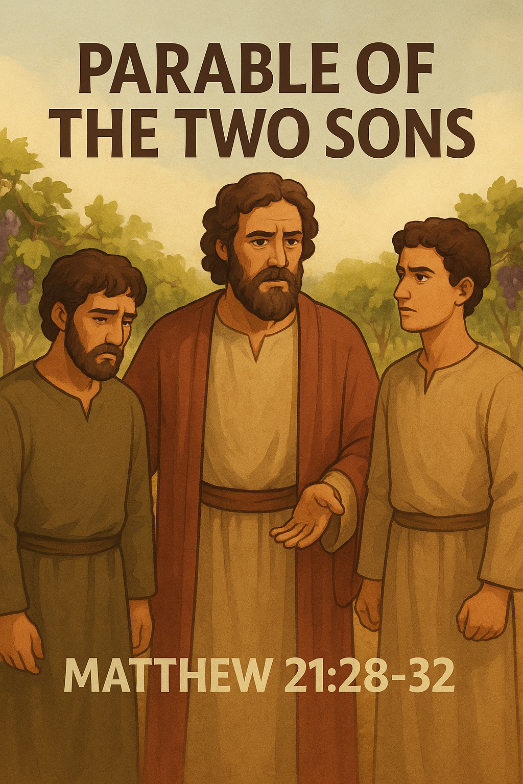 The parable of the Two Sons, Matthew 21:28-32