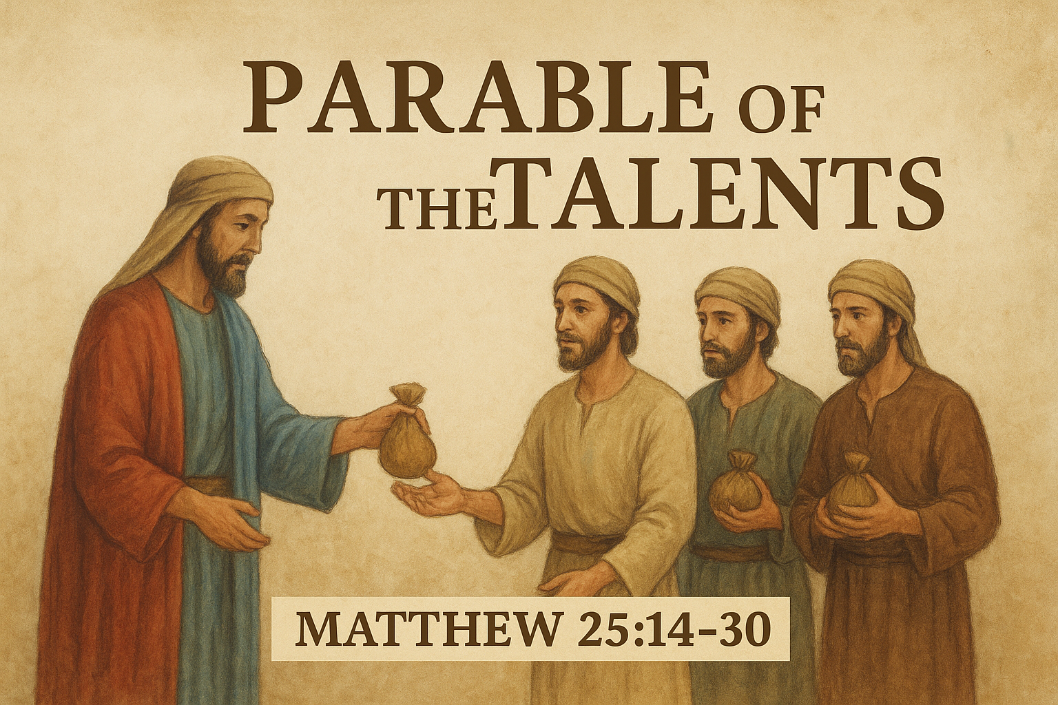 The Parable of the Talents, Matthew 25:14-30