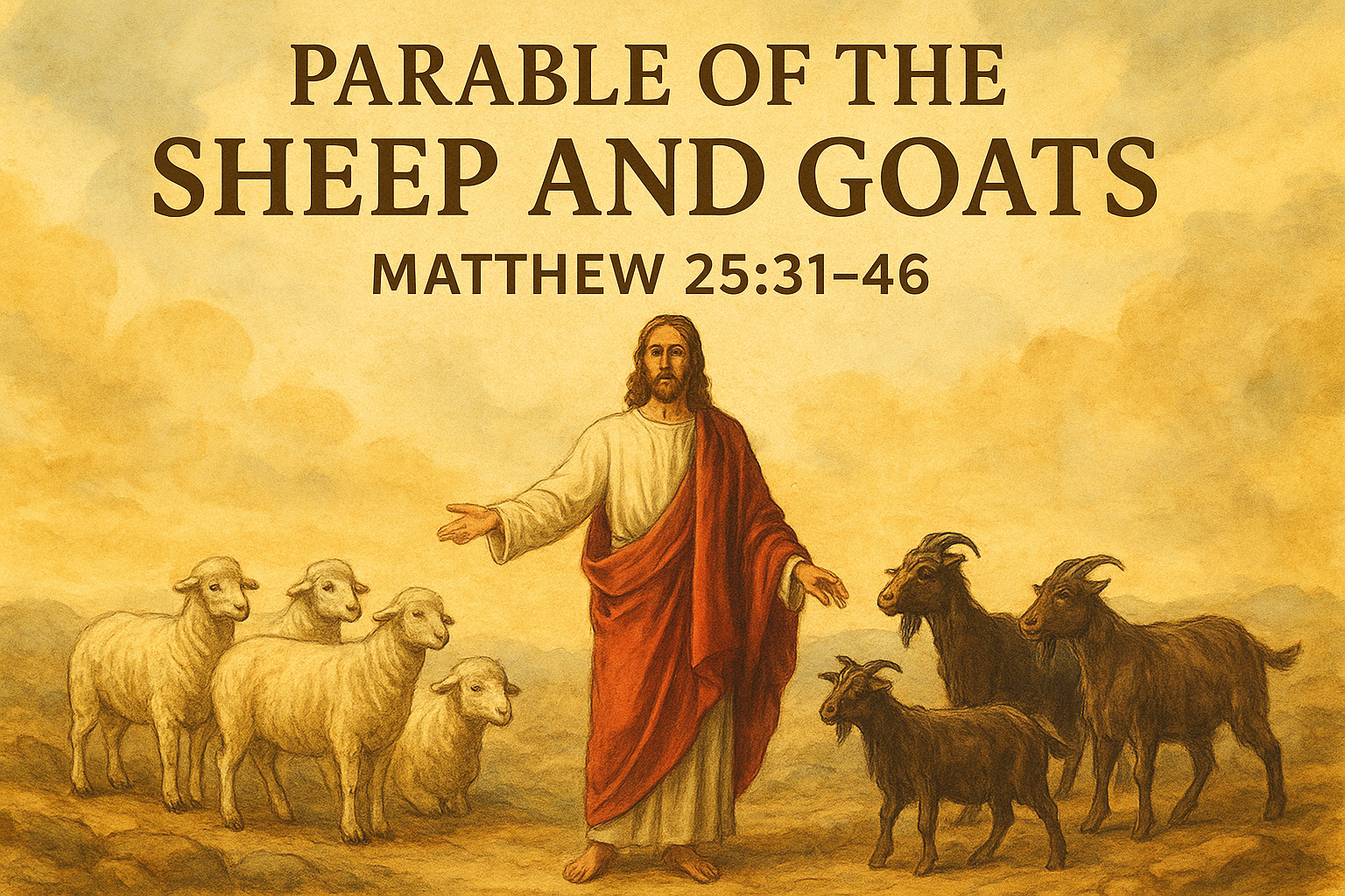 The Parable of the Sheep and the Goats, Matthew 25:31–46