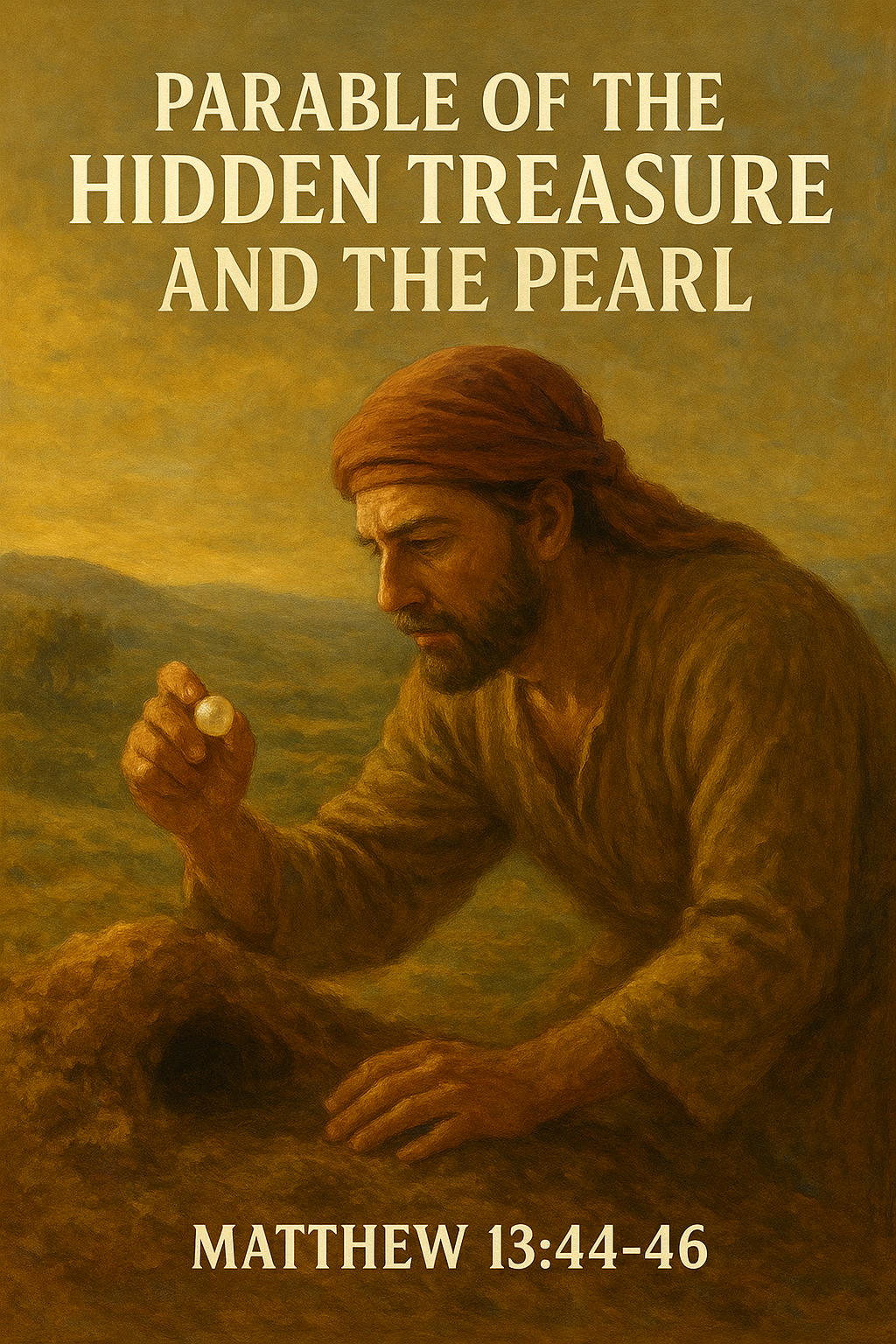 The Parable of the Hidden Treasure and the Pear, Matthew 13:44–46