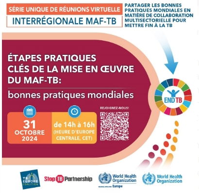 Reunião virtual inter-regional MAF-TB “Principais passos práticos na implementação do MAF-TB: boas práticas a nível mundial”