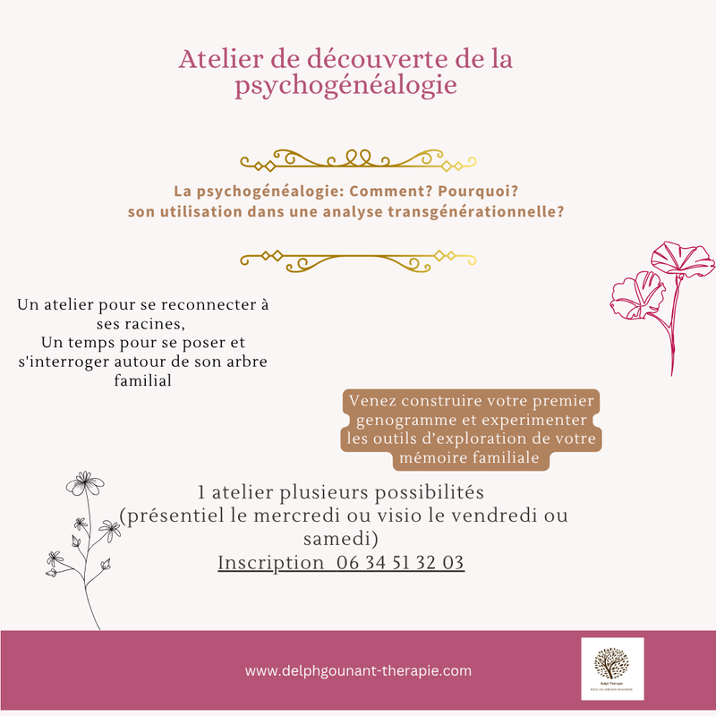 Atelier de découverte à la psychogénéalogie