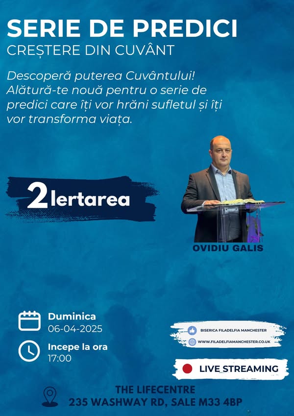 Serie de predici - Crestere din cuvant - Iertarea