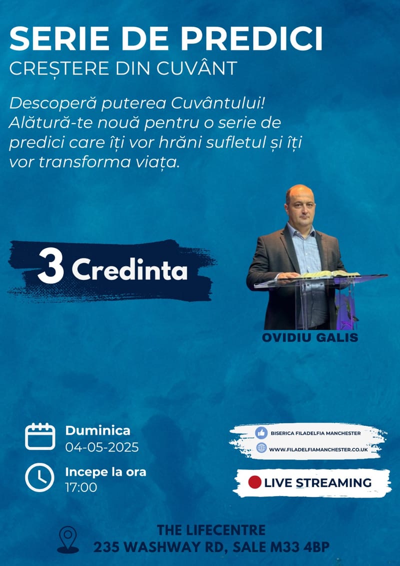 Crestere din Cuvant: Credinta