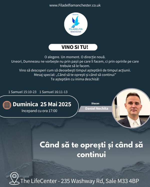 Cand sa te opresti si cand sa continui