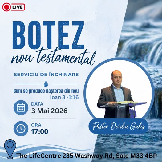 Botez Nou Testamental - Pastor Ovidiu Galis