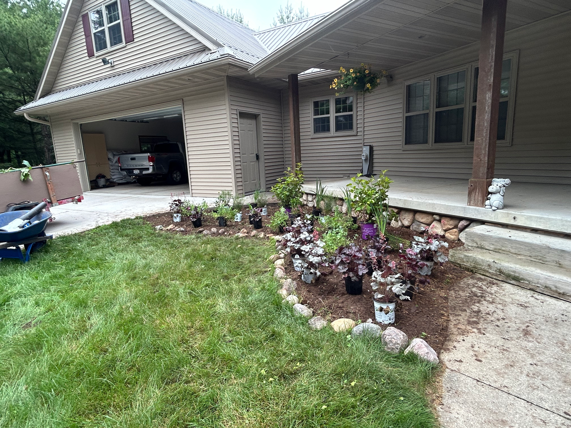 During-Perennial Plant Layout.