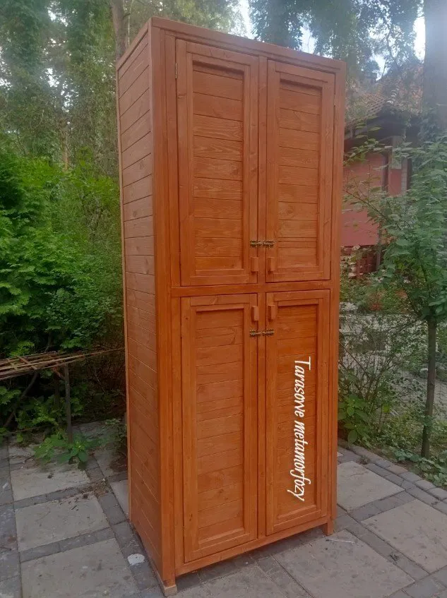 Szafa tarasowa ''lite drewno''