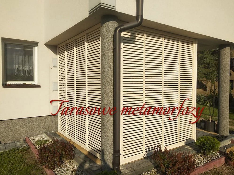 Zabudowa boczna tarasu