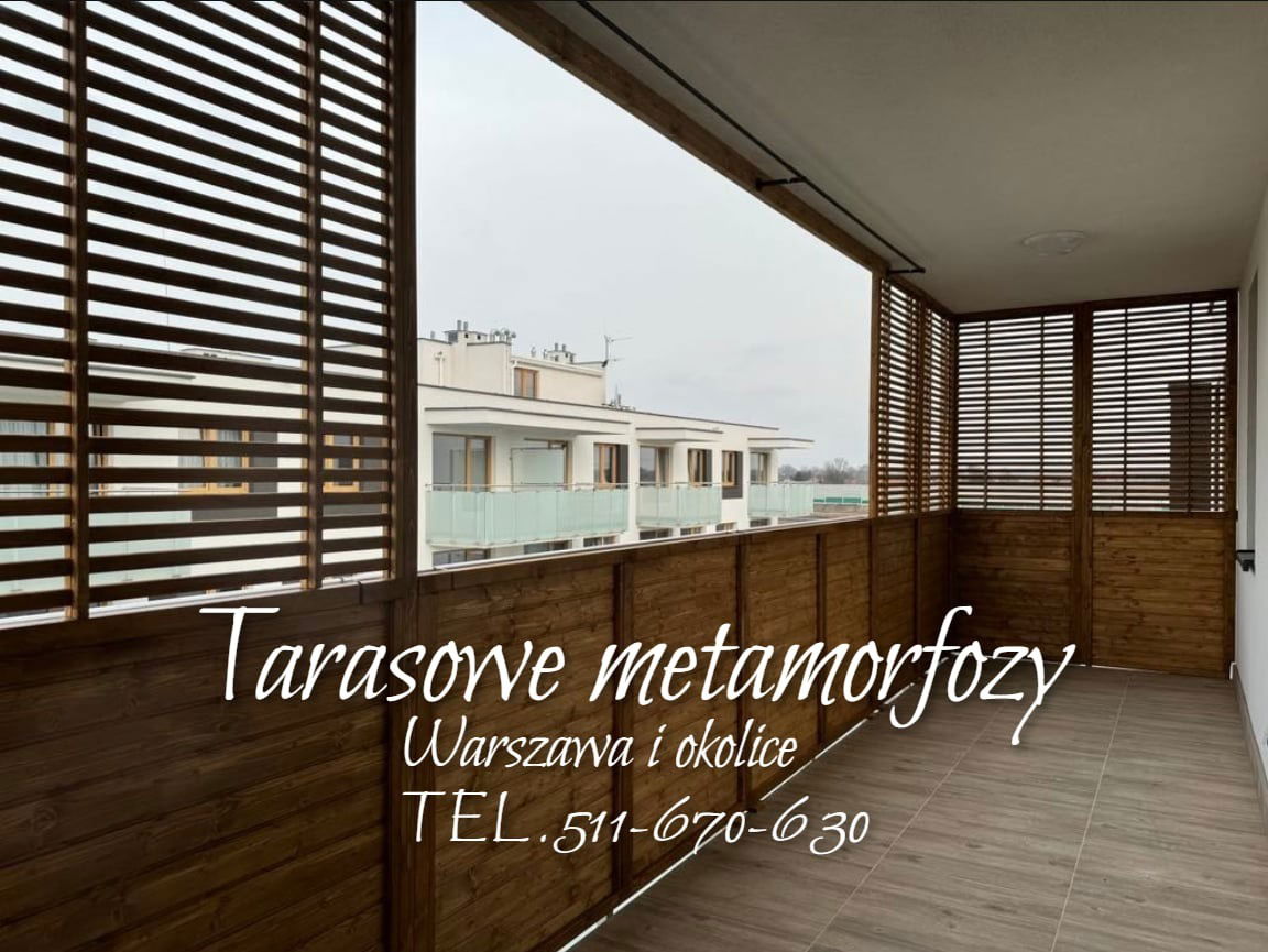 Zabudowa balkonu / montaż bezinwazyjny