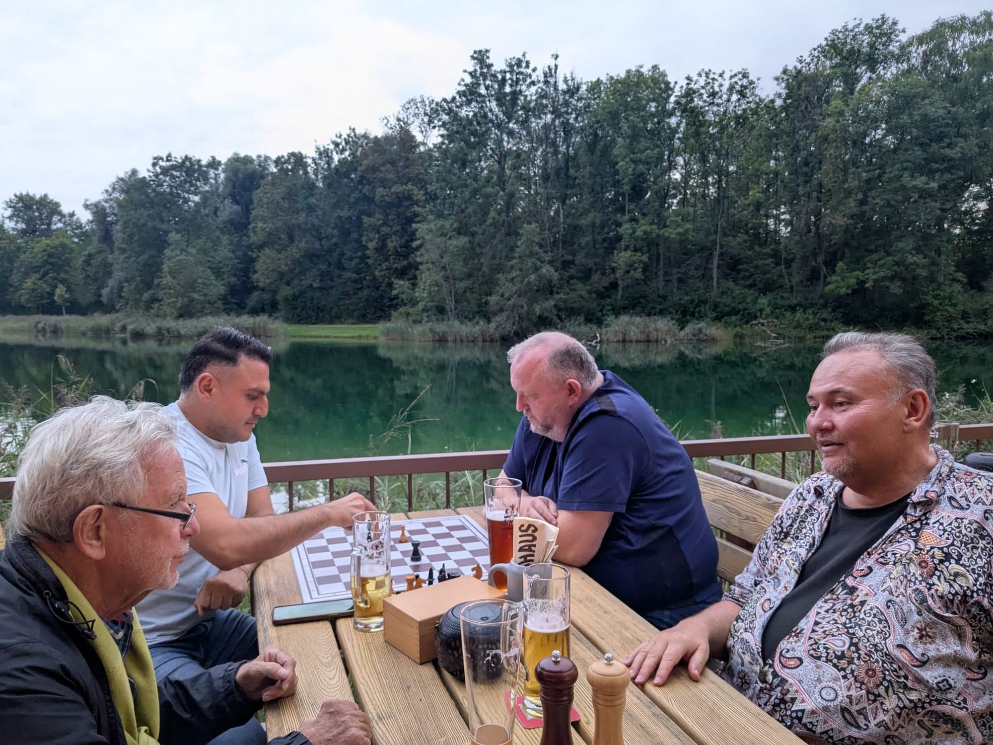 Vereinsausflug in das Bootshaus am Kuhsee