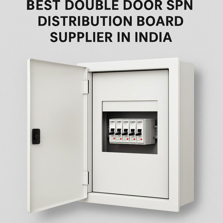 Power That Protects / Partner with the Best Double Door SPN Distribution Board Supplier in India