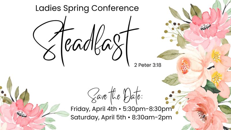 Ladies 2-Day Spring Conference