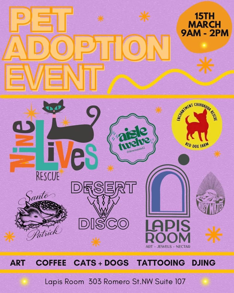 Adoption Event at Lapis Room