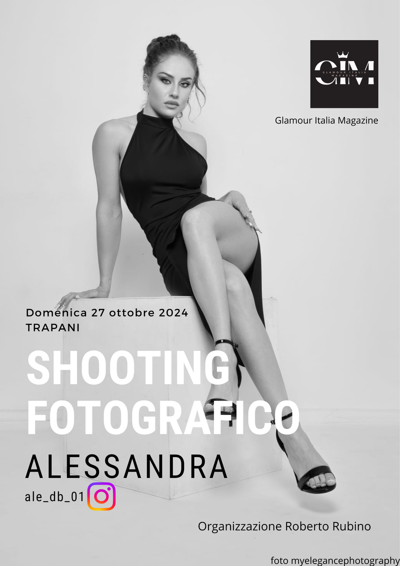 Shooting con Alessandra