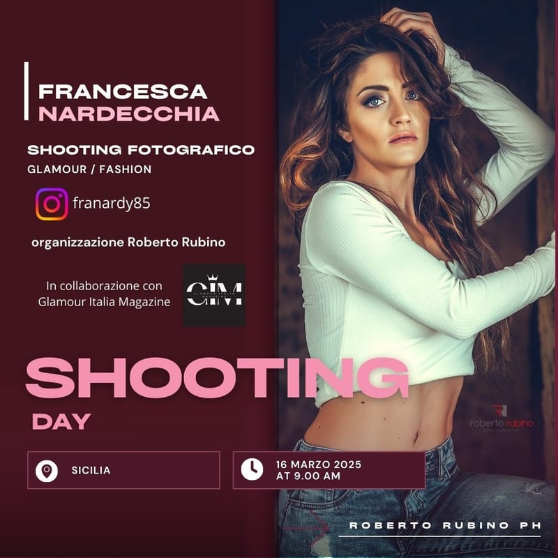Shooting con Francesca Nardecchia
