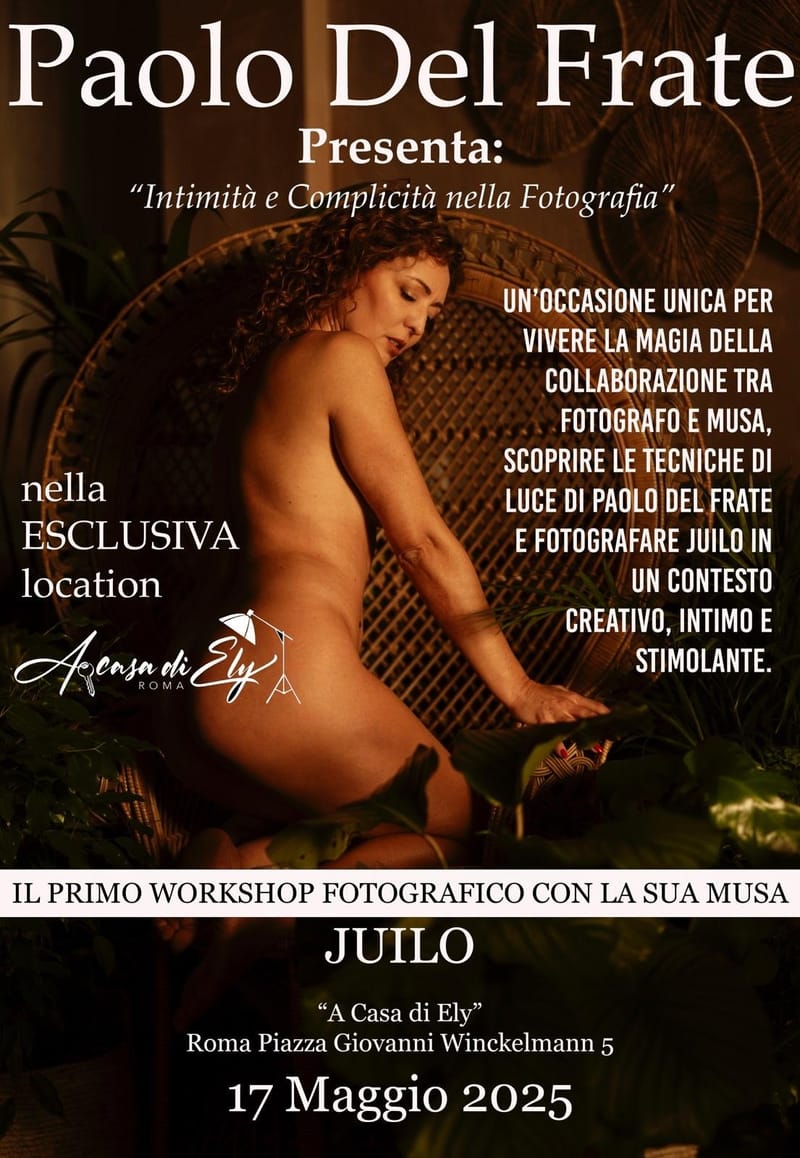 Paolo Del Frate presenta: "Intimità e Complicità in Fotografia"