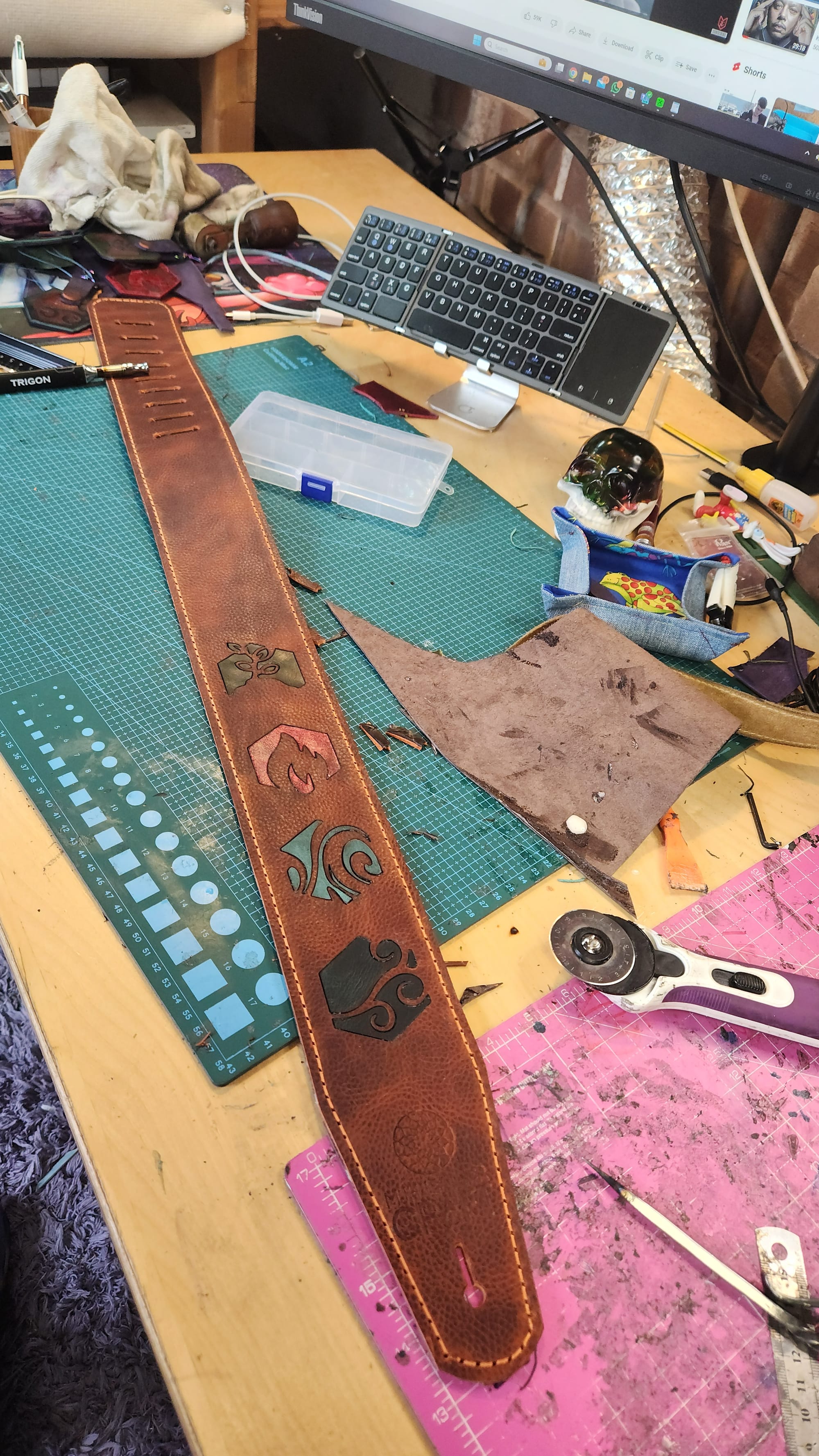 Awesome Guitar strap Commission