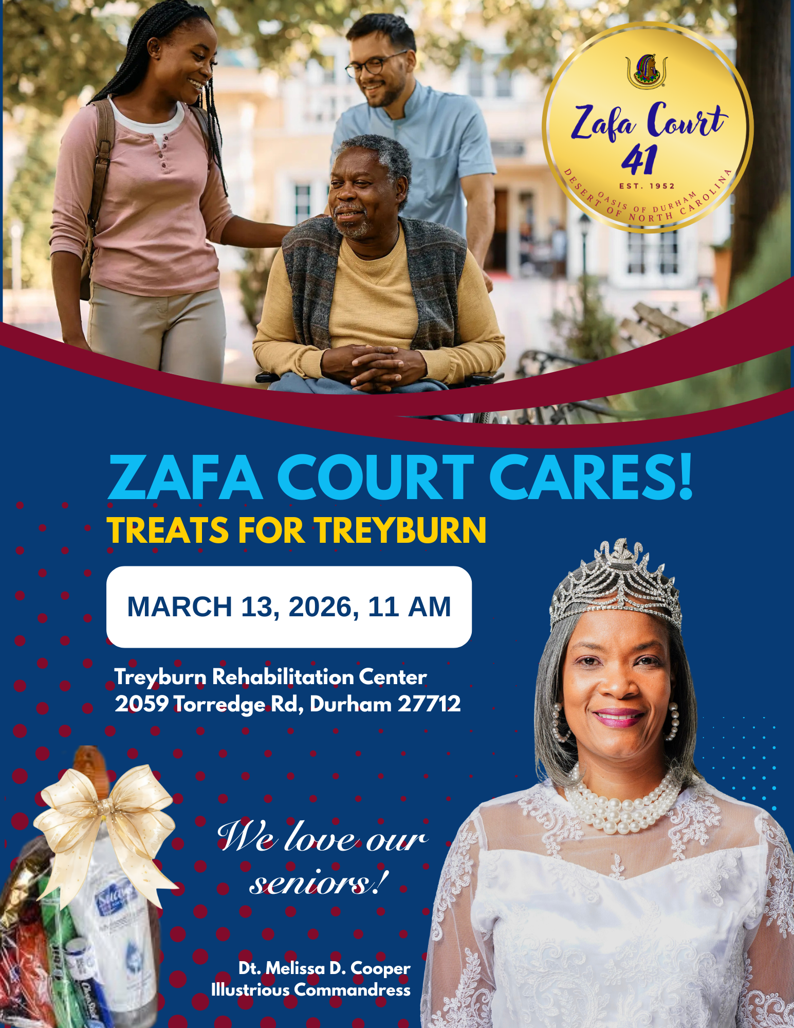 Zafa Court Cares - Senior Treats for Treyburn